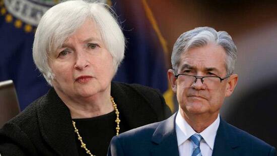 Equities down ahead of Powell testimony