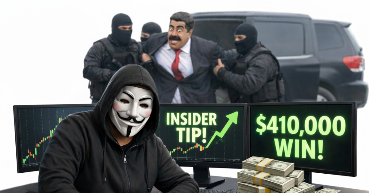 Trader Makes $410,000 Betting on Maduro’s Removal Trader Makes $410,000 Betting on Maduro’s Removal